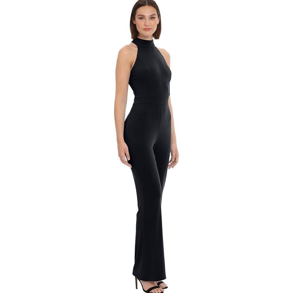 Donna Morgan Women's Sleek Style Jumpsuit Office Workwear Event Size 4‎ New